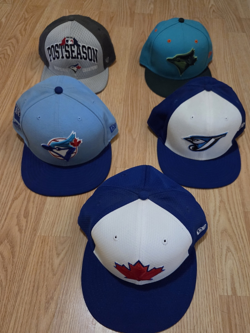 New Era Blue & White Toronto Blue Jays Fitted Cap